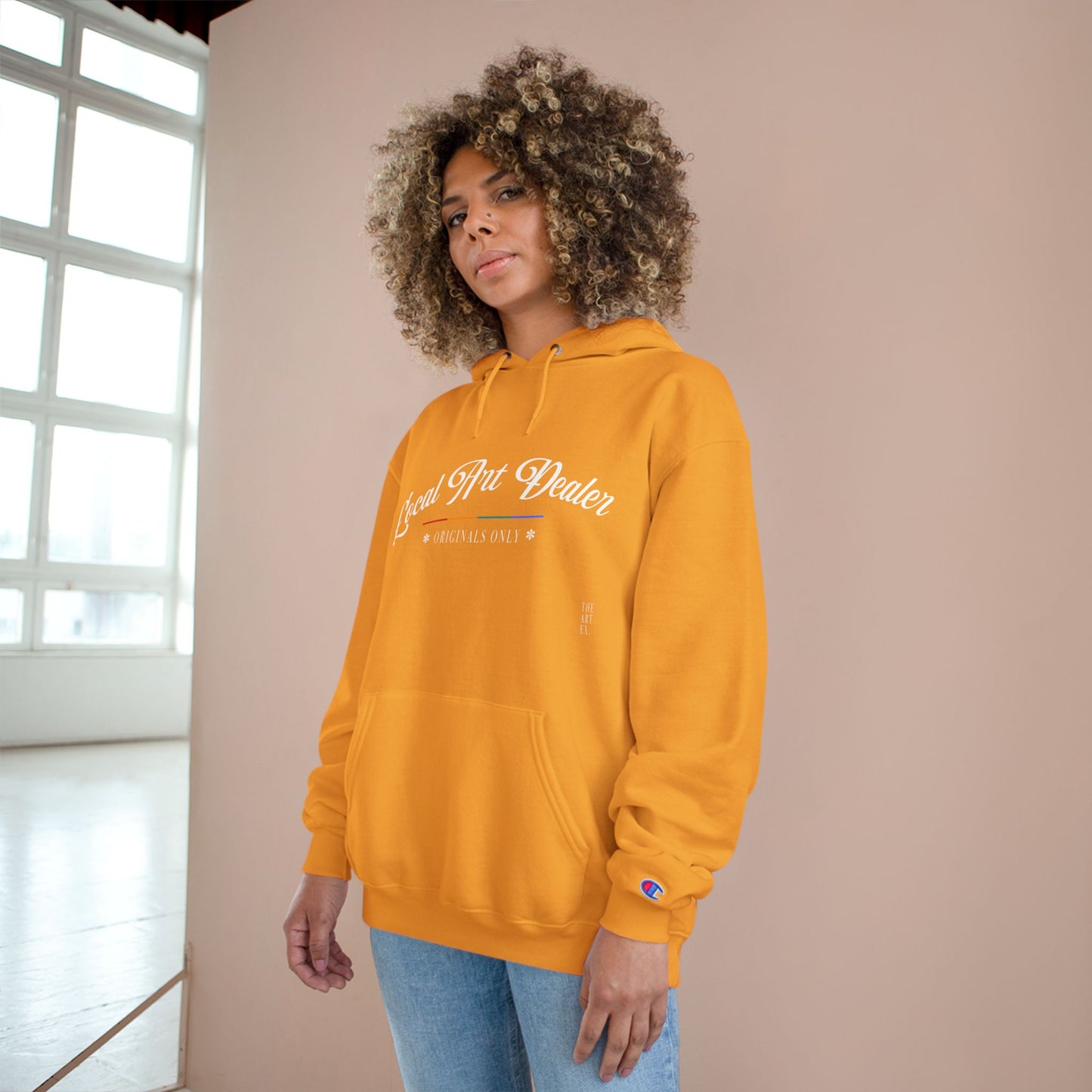 Local Art Dealer Champion Hoodie
