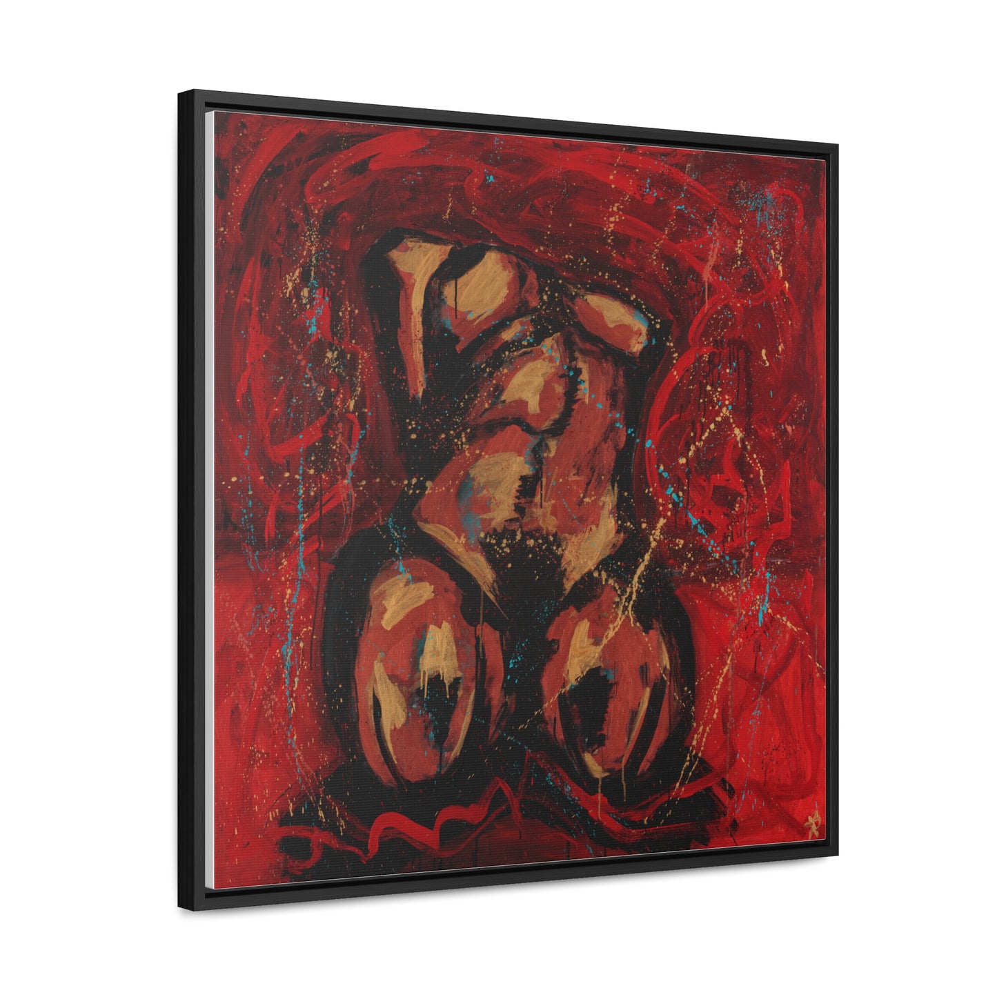 Framed "Chiffre" Canvas