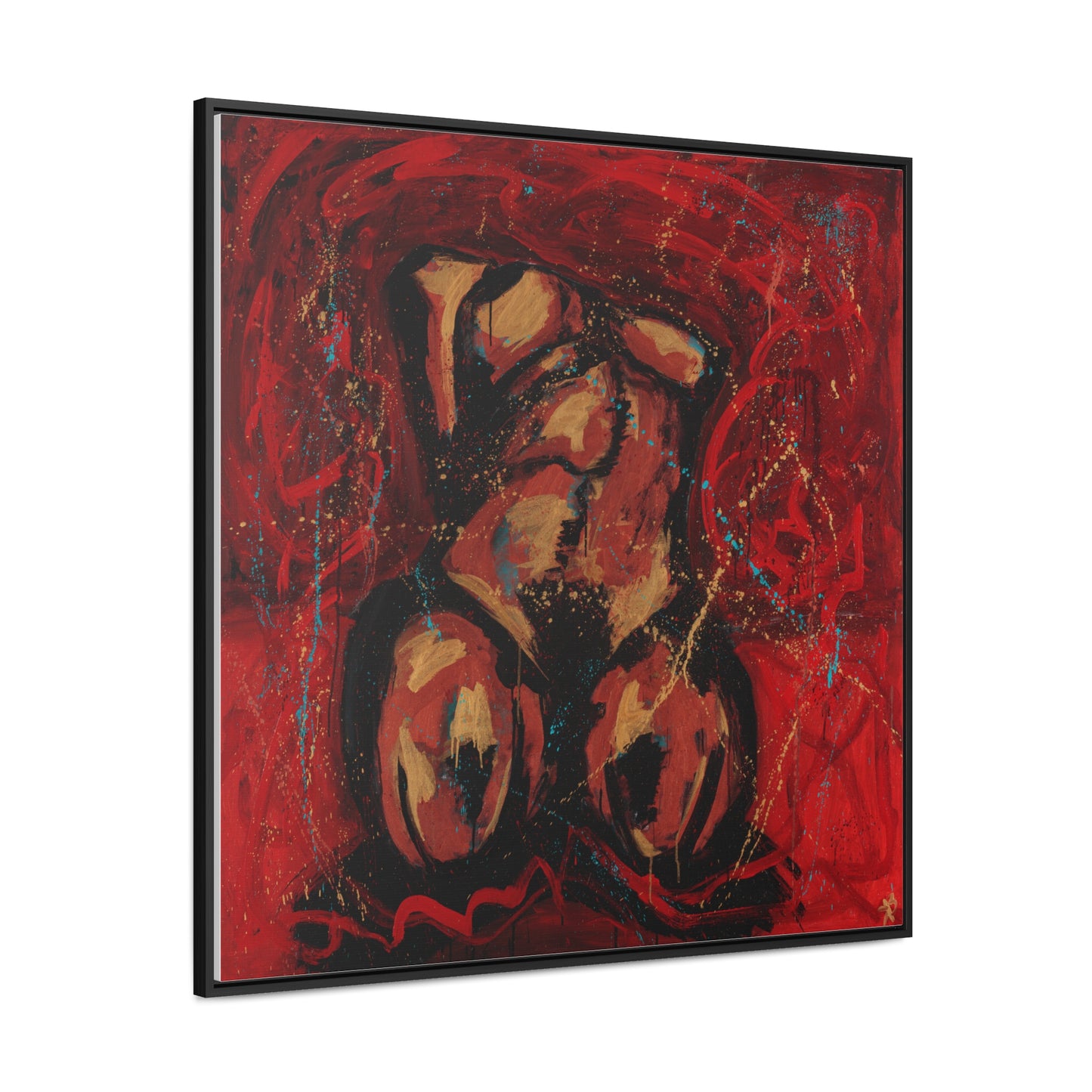 Framed "Chiffre" Canvas