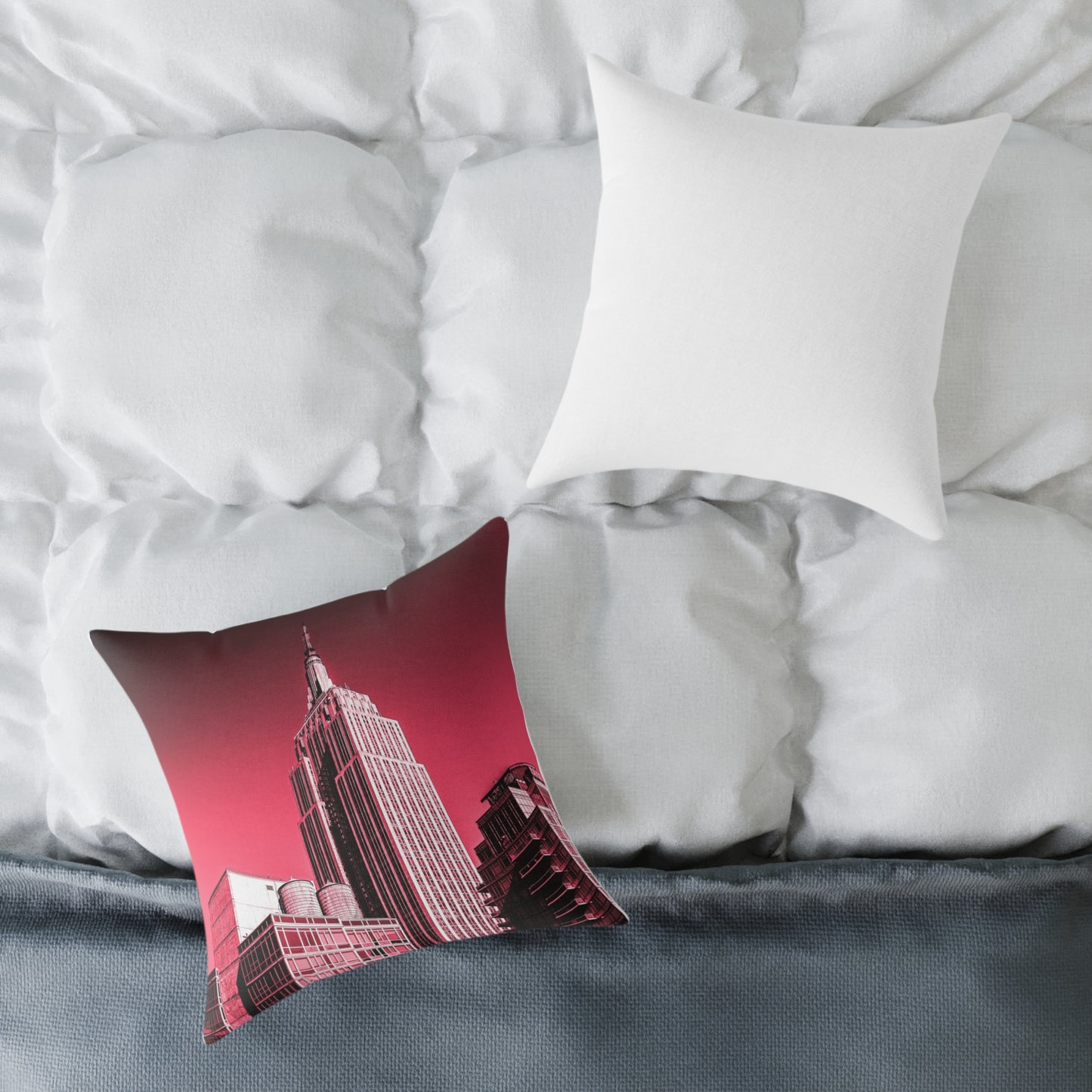 Pink NYC No.4 Pillow