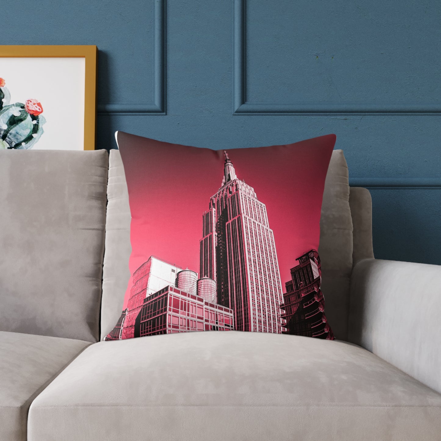 Pink NYC No.4 Pillow